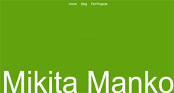 Desktop Screenshot of mikitamanko.com